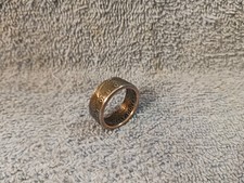 1980 Kennedy Half Dollars size 11-1/2 coin ring handmade mixed metals B 