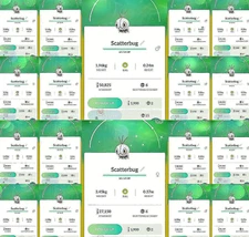 ✨Shiny Scatterbug All Formed - P T C - 20kStardust - Description