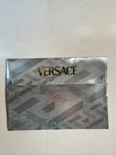 Versace Gray SHOPPING GIFT Paper Envelope For A Card 7.5”x5.5”