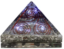 Patented Vibonite Orgonite Pyramid (Vibe Style - Brilliance)