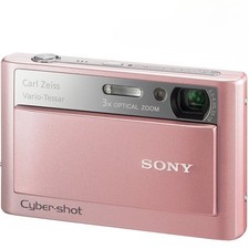 SONY Cyber shot DSC-T20 Digital Camera 8.1MP 3x Optical Zoom CCD Sensor - Pink