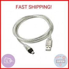 USB 2.0 Male to IEEE 1394 Mini 4Pin Male iLink Firewire DV Adapter Cord Cable Co