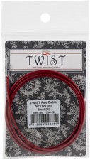 ChiaoGoo TWIST Red Lace Interchangeable Cables 50"-Small