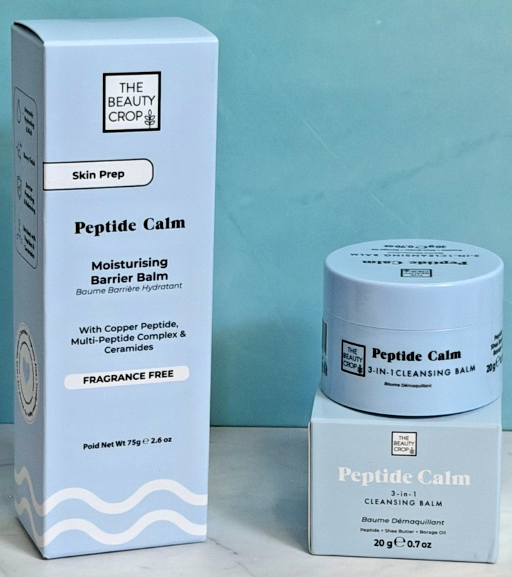 The Beauty Crop Peptide Calm Moisturising Barrier Balm + 3in1 Cleansing Balm NWB