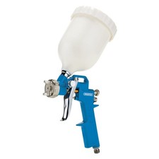 Image of Draper Gravity Air Paint Spray Gun 500ml 1.4/1.8mm Includes Cleaning Brush 28358