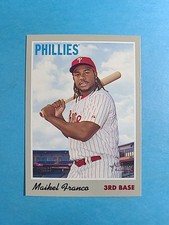 Maikel Franco 2019 Topps Heritage Baseball Card # 125 J5820