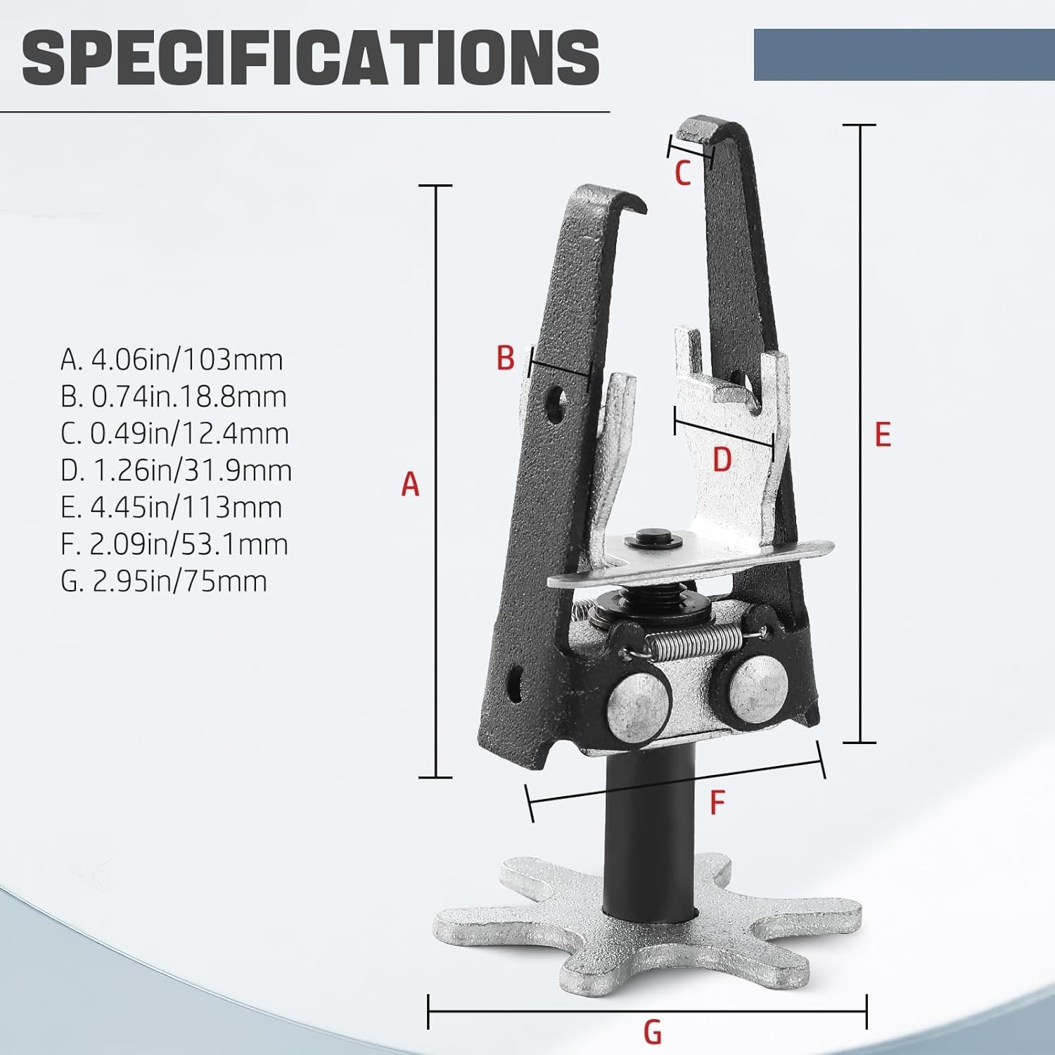 Universal Overhead Valve Spring Compressor | Valve Removal Installer Tool Ove...