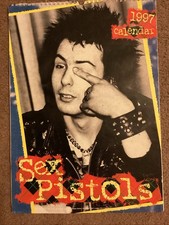 Sex Pistols 1997 Vintage Collectible Calendar. Oliver Books