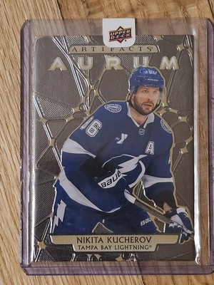 2025-26 ARTIFACTS AURUM BOUNTY REWARD DARK GREY NIKITA KUCHEROV #5/10 AB-NK RARE