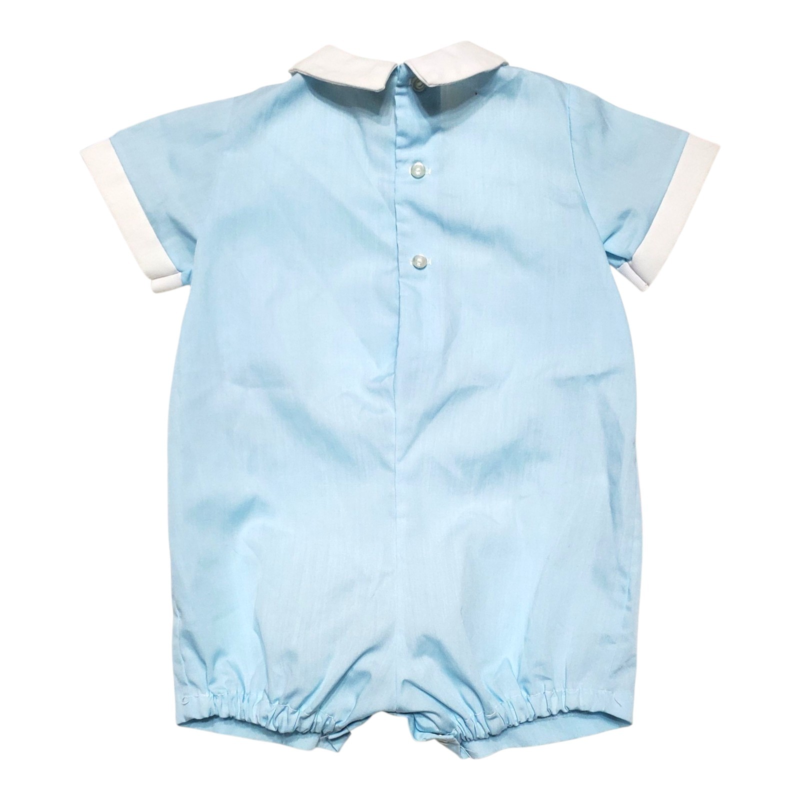 Vtg Mothercare Romper Size 9 Months Birthday Party Balloons Removeable Bibb 1 PC