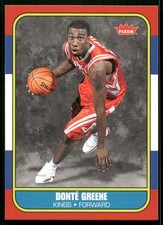 Donte Greene Rookie - 2007-08 Fleer Basketball 