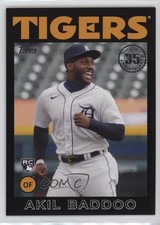 2021 Update 1986 Topps Baseball 35th Anniversary Black 52/299 Akil Baddoo 1e1o
