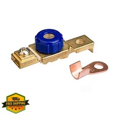 DC12V 80A Motorcycle Battery Kill Switch Disconnect Cut Off Blue Terminal
