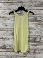 Prana Highlighter Tank Top Racerback Size Medium Light Yellow