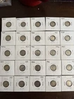 Lot of 25 Mercury Dimes 2.5 face  90% SILVER