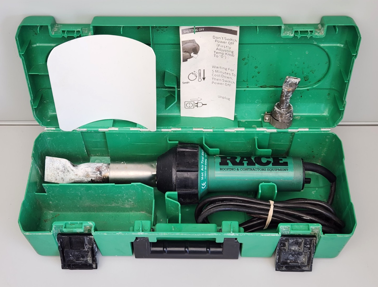 RACE Hot Air Tool RACE-HW 120V 50/60Hz 14A 1600W Electric Corded Heat Gun Tested