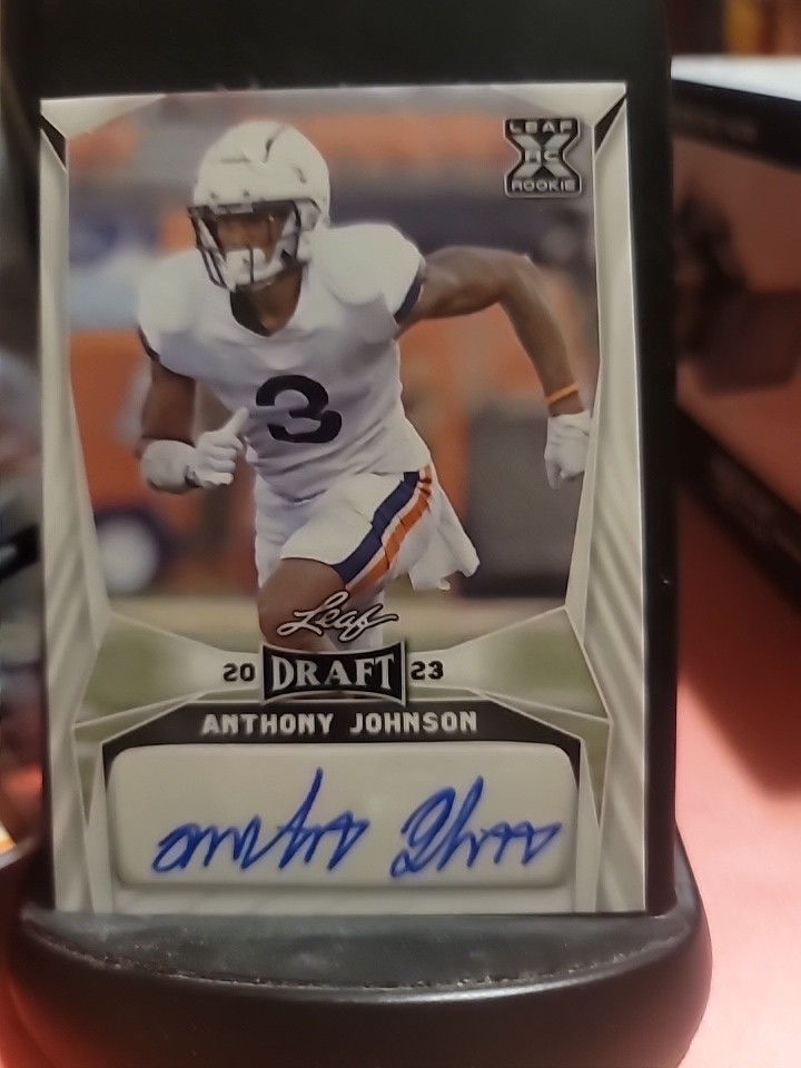 2023 Leaf Draft - Autographs Anthony Johnson #BA-AJ1 (AU, RC)