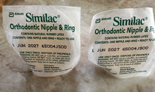 LOT OF 37 SIMILAC Orthodontic Nipples Rings for newborns 50512 EXP 6/2027