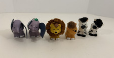 Fisher-Price Little People Touch  Feel Zoo Animals Lion, Elephant, Zebra READ 