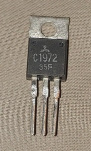 Pulled Original Mitsubishi 2SC1972 transistor RF TO-220 C1972 USA STOCK