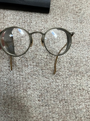 Vintage Safety Goggles Glasses w/ Mesh Side Shields - Picture 1 of 8