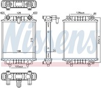 60372 Nissens KüHler, MotorküHlung FüR Audi,Seat,Skoda,Vw