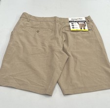 Hang Ten Men's Regular Fit Hybrid Walk Short, Tan, Size 32