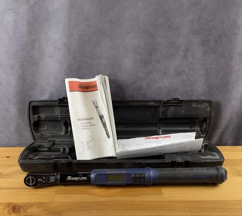 Snap-on 3/8 Flex Head Digital Torque Wrench ATECH2F125VB Power Blue Angle 5-125