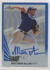 2019 Leaf Metal Draft 1990 Throwback Blue 16/30 Matthew Allan #LT-MA1 Auto 0o6v