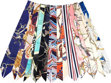 2/6/10Pack Scarf Bags for Women Handbag Scarfs Band Hair Neck Scarves Fashion Gi