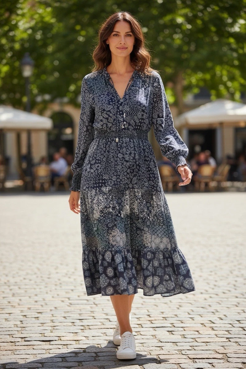 michael kors maxi dress Women's Floral Midi Dress, French Blue, XX-Small at Amazon Women's Clothing store Dress it up with metallic heels and a clutch Michael Kors ECO TANK SLIT