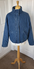 Vila 14097865 Viambella Blue Denim Quilted Jacket, Size 38/UK10 #Cute #Stylish