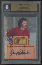 2004-05 ITG Ultimate Memorabilia Stick Silver Larry Robinson Auto /40