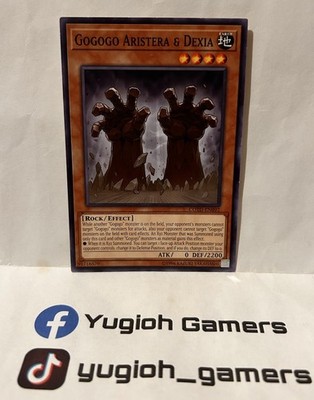 YUGIOH GOGOGO ARISTERA & DEXIA COTD COMMON PLAYED