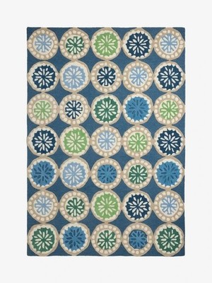Floral 6x9 Wollteppich, Handgetuftet Weich Langlebig, Home Schlafzimmer Wohnz...