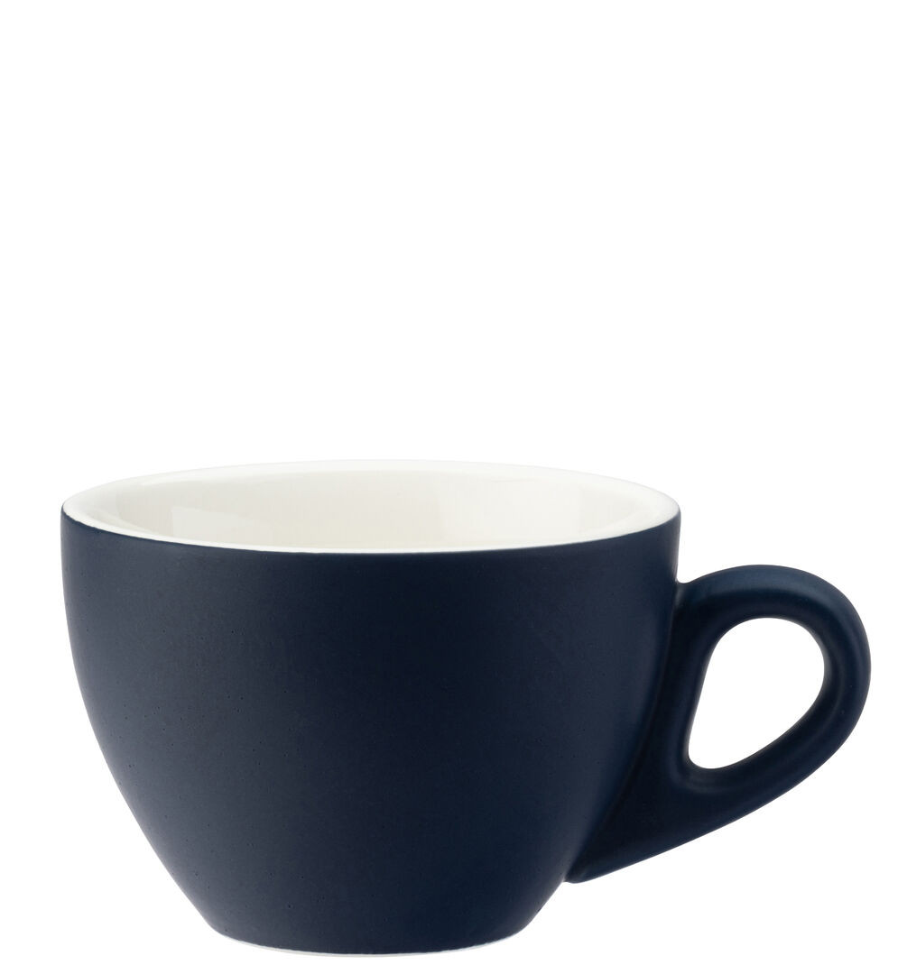Barista Porcelain Style Drinking Mighty Matt Navy Cup 12.25oz (35cl)  Box of 6