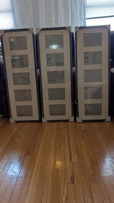 IKEA Lot of 3 RIBBA 5-picture collage frames and 1 Build 7th Ave Manhattan Print