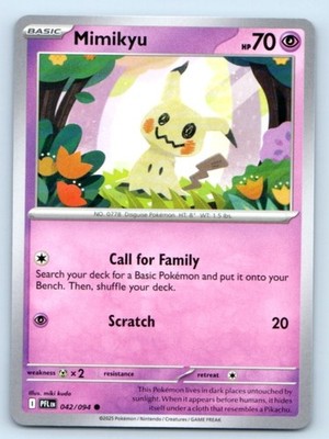 Mimikyu 042/094 ~ Common English Near Mint