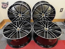 OEM 22" 2019+ Porsche 9Y0 Cayenne Turbo IV Forged Wheels Rims Machined Black