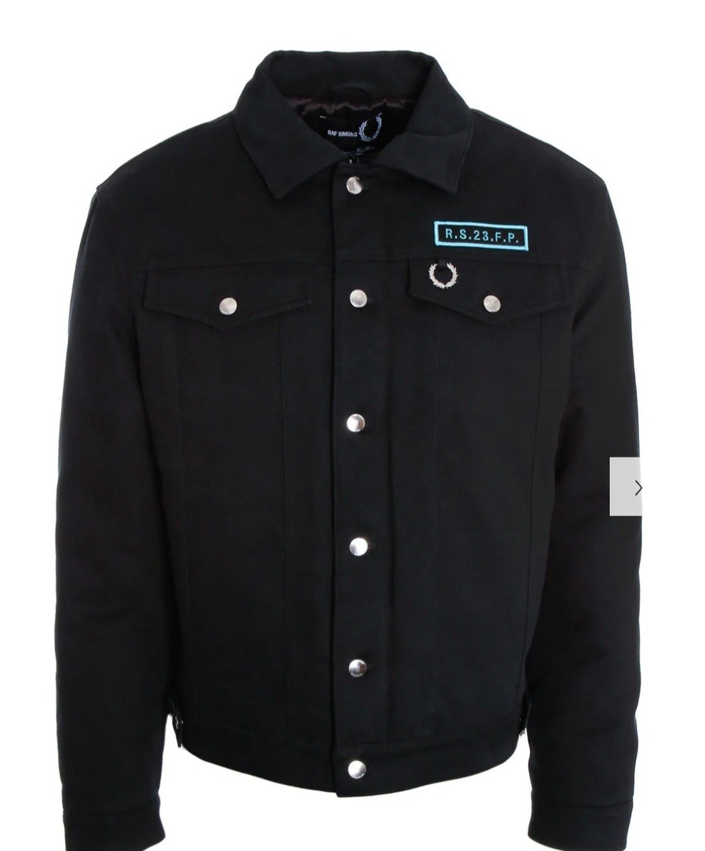 Fred Perry Raf Simons Denim jacket SJ4226 Size M UK
