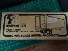 TRUX Scale Model Products - York GpFrameless Trailer Van - metalowy zestaw w skali 1/76