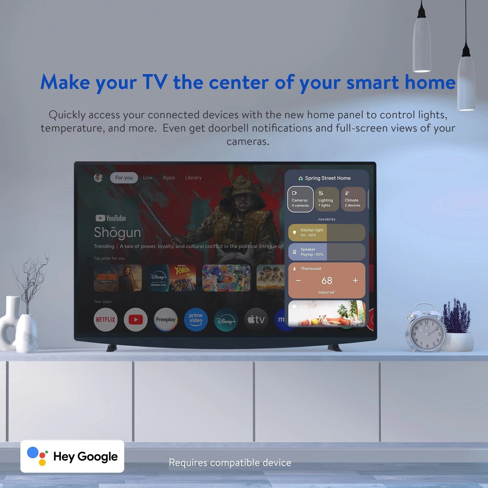 onn Full HD Streaming Device, Google TV - Remote with Voice Control