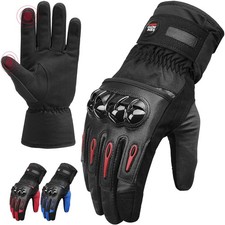 Motorcycle Riding Gloves Winter Cold Weather Windproof Warmer Touchscreen Gloves