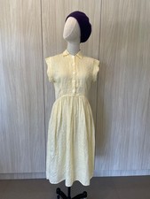 Christy Dawn, Midi Dress, Lemon Yellow, Recyc...