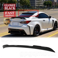 For Lexus Rc300 Rc350 Rc F 2015-25 V Style Gloss Black Rear Window Roof Spoiler