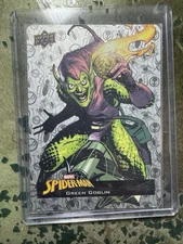 2024 Marvel Upper Deck Spider-Man #MCS-4 Green Goblin Metal Card - SSP CASE HIT!