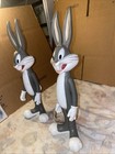 2 Vintage Bugs Bunny 1995 Looney Tunes Figure Figurine Warner Bros 11" Vinyl  — photo 3