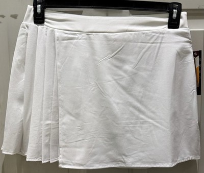 New!AVIA Pleated White Skort. Size S(4-6). A Short/Skirt Combo. Very Cute!