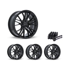 Set of 4 17" Black Alloy Wheel Rims 5x105 fits Chevrolet Trax, RTXY1 5Lug