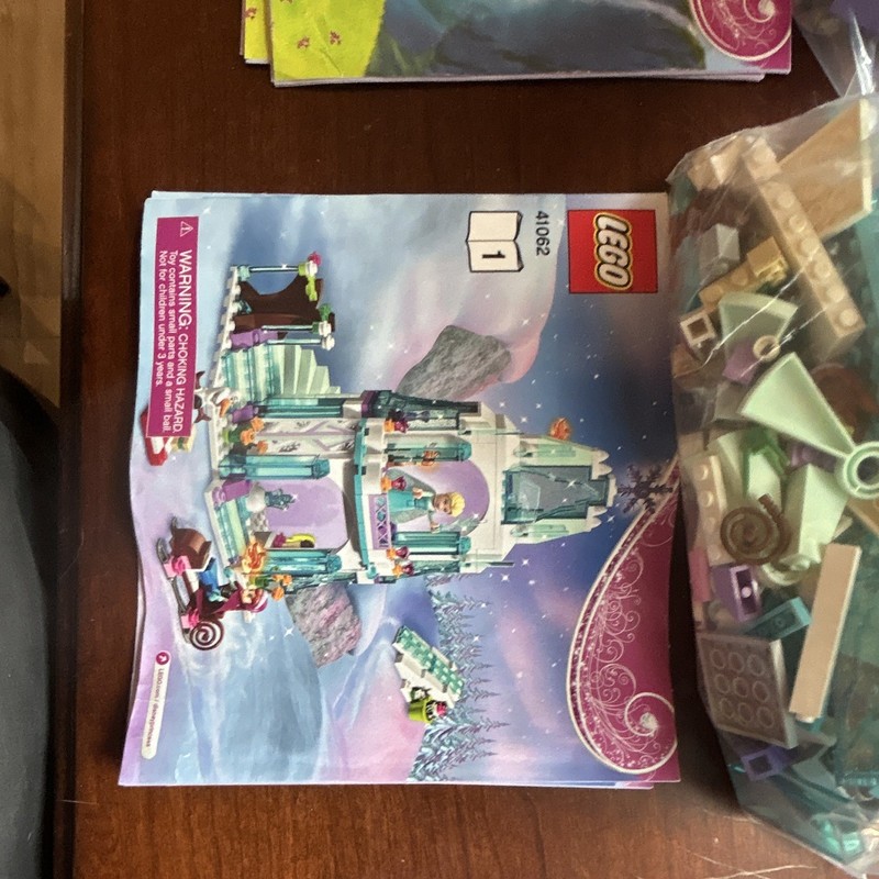 LEGO 41062 Elsa's Magical Ice Palace Bulk Lot 292 pcs w/ Instructions Bag